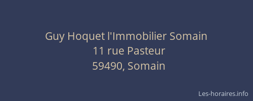 Guy Hoquet l'Immobilier Somain