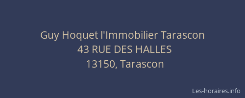 Guy Hoquet l'Immobilier Tarascon