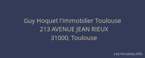 Guy Hoquet l'Immobilier Toulouse