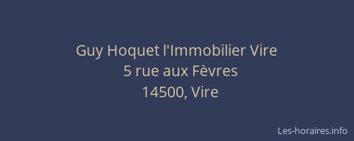 Guy Hoquet l'Immobilier Vire