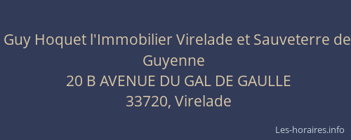 Guy Hoquet l'Immobilier Virelade et Sauveterre de Guyenne