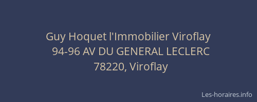 Guy Hoquet l'Immobilier Viroflay
