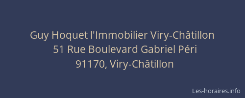Guy Hoquet l'Immobilier Viry-Châtillon