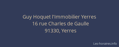Guy Hoquet l'Immobilier Yerres