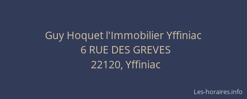 Guy Hoquet l'Immobilier Yffiniac