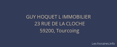 GUY HOQUET L IMMOBILIER