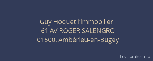 Guy Hoquet l'immobilier