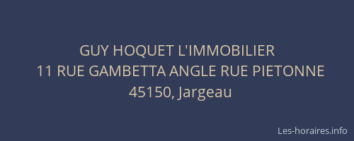 GUY HOQUET L'IMMOBILIER