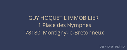 GUY HOQUET L'IMMOBILIER
