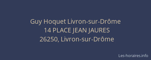 Guy Hoquet Livron-sur-Dr&ocirc;me
