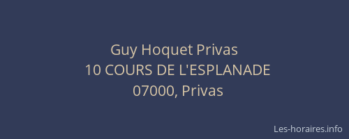 Guy Hoquet Privas