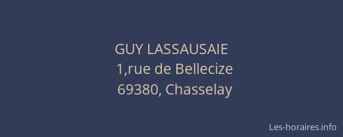 GUY LASSAUSAIE