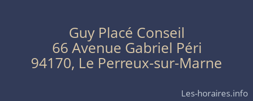 Guy Plac&eacute; Conseil