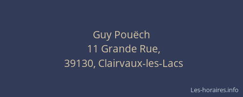 Guy Pou&euml;ch