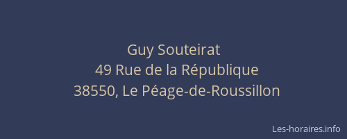 Guy Souteirat