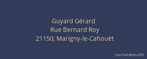Guyard Gérard