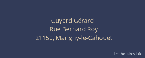 Guyard G&eacute;rard