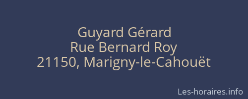 Guyard Gérard