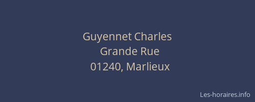 Guyennet Charles