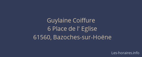 Guylaine Coiffure