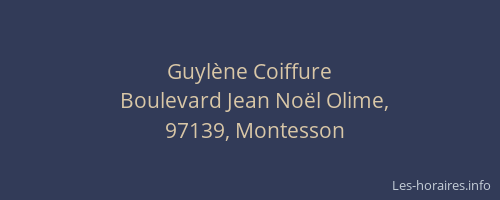 Guyl&egrave;ne Coiffure