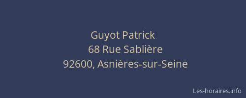 Guyot Patrick