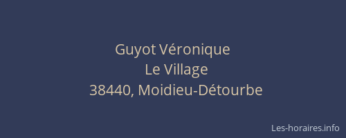 Guyot V&eacute;ronique