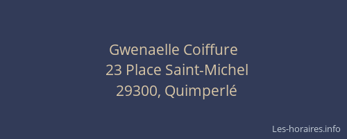 Gwenaelle Coiffure