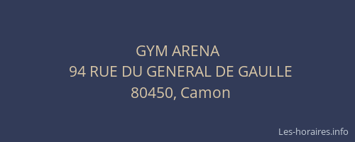 GYM ARENA