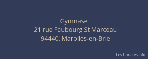 Gymnase