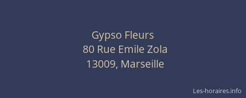 Gypso Fleurs