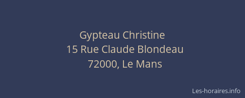 Gypteau Christine