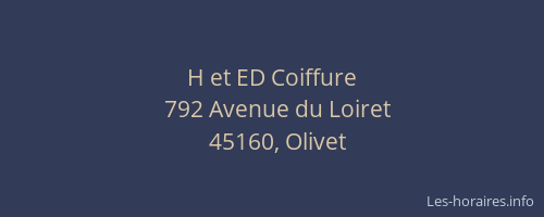 H et ED Coiffure