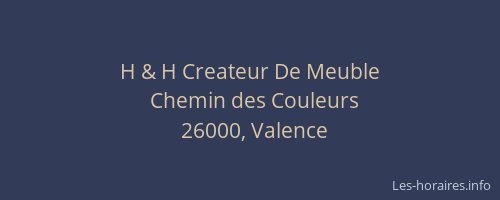 H & H Createur De Meuble