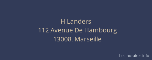 H Landers