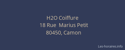 H2O Coiffure
