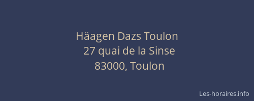 Häagen Dazs Toulon