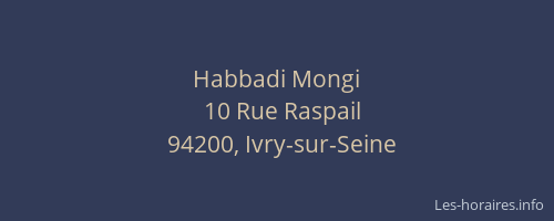 Habbadi Mongi