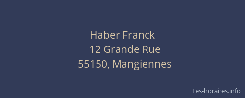Haber Franck