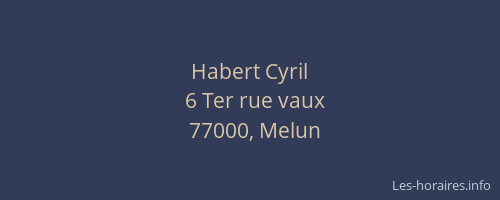 Habert Cyril