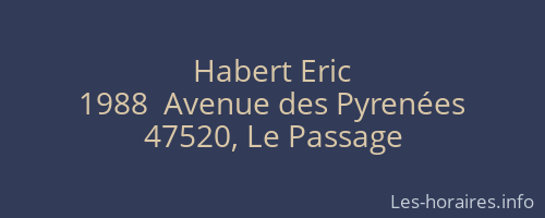 Habert Eric