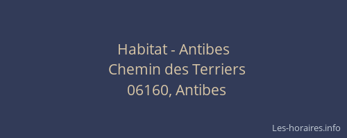 Habitat - Antibes