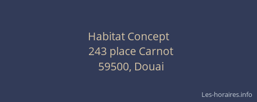 Habitat Concept