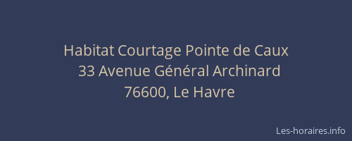 Habitat Courtage Pointe de Caux