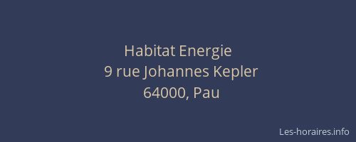 Habitat Energie
