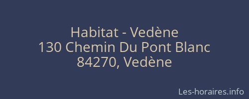 Habitat - Vedène