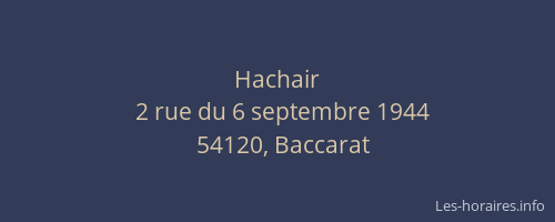 Hachair