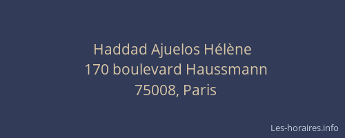 Haddad Ajuelos Hélène