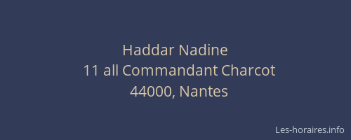 Haddar Nadine