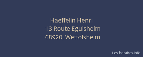 Haeffelin Henri